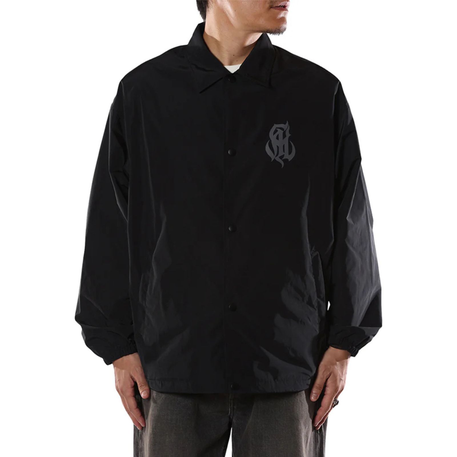 CALEE - POCKETABLE COACH JACKET ＜EXCLUSIVE＞ (BLACK)｜CL