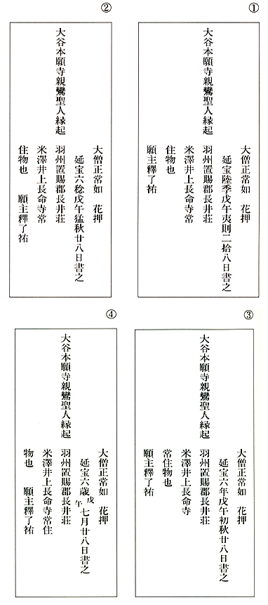 大谷本願寺親鸞聖人縁起