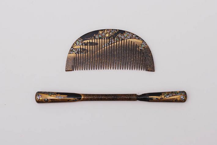 鼈甲 仕上げ 山寺 櫛 鼈甲 仕上げ 山寺 櫛