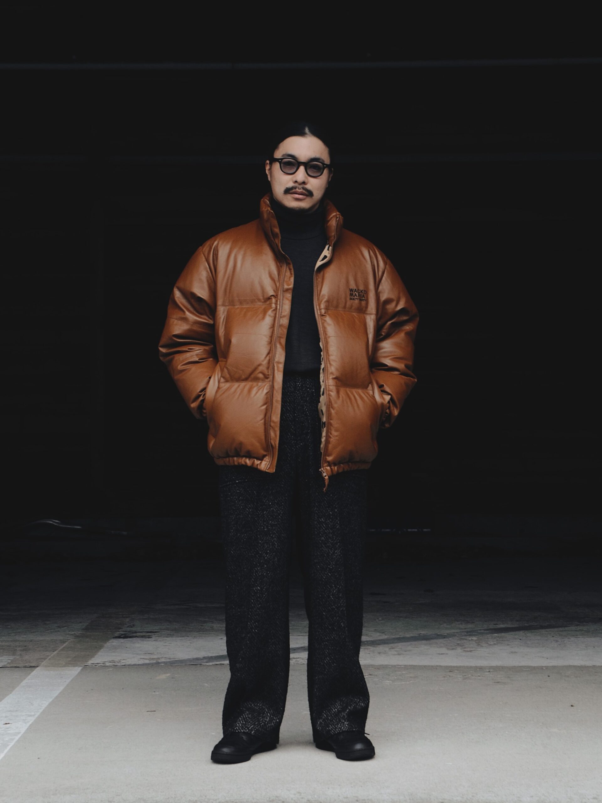 WACKO MARIA】 名作 “LEATHER DOWN JACKET (TYPE-2)”に新色「BROWN」が