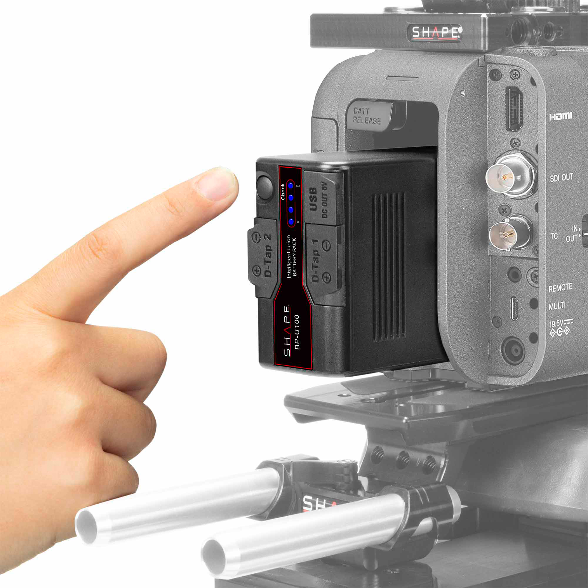 SHAPE BP-U100 Battery Kit with Travel Charger Released – For Sony