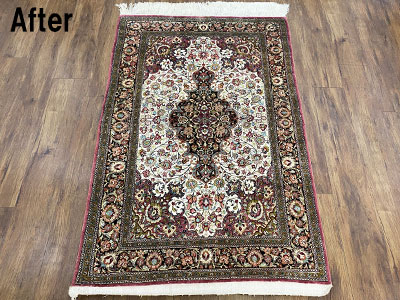 神奈川県 S様 （ペルシャ絨毯：クリーニング、染み取り、色付け作業