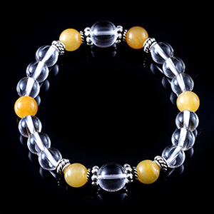 ネオタキオン[成功運]ヒーラーライト&ルチルクォーツブレスレット