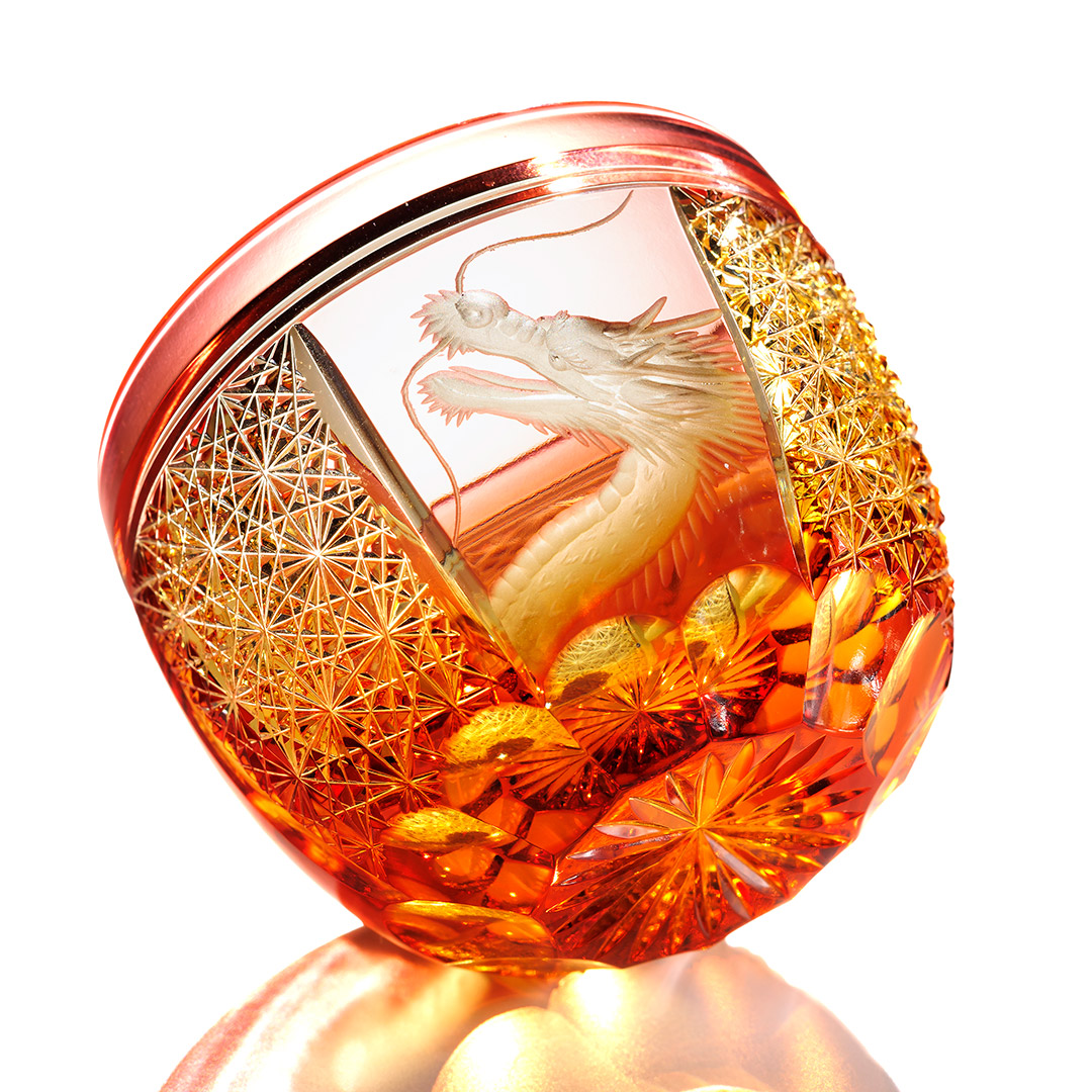 Jewel Kiriko レッドドラゴンの酒杯の通販情報 - Craft Style