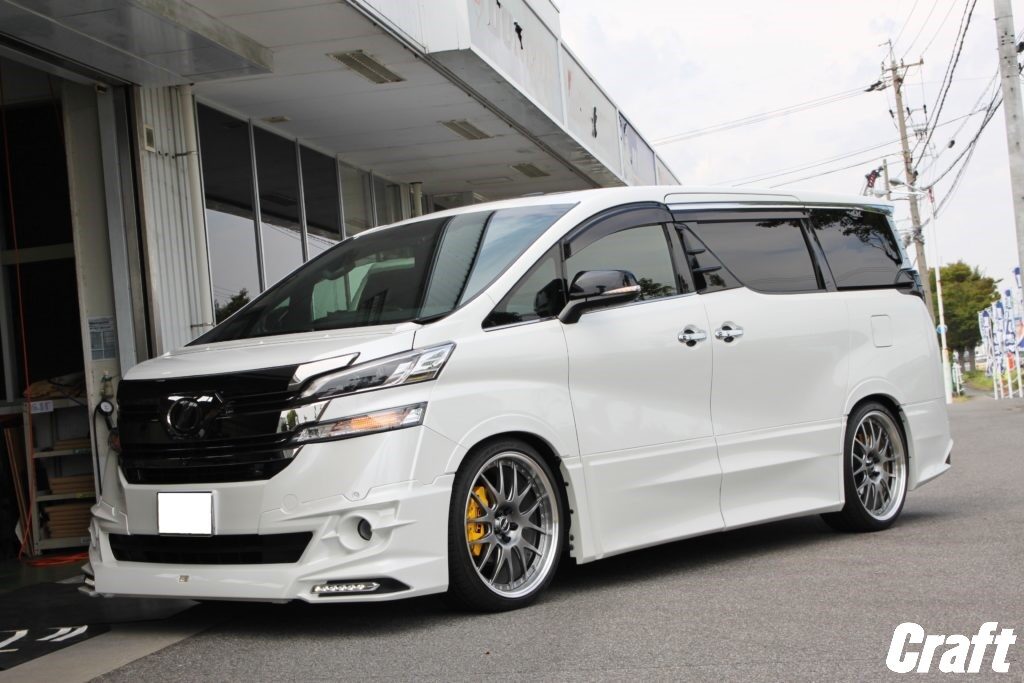 30ヴェルファイア の 車高調リフレッシュ は HKSスタイルL から