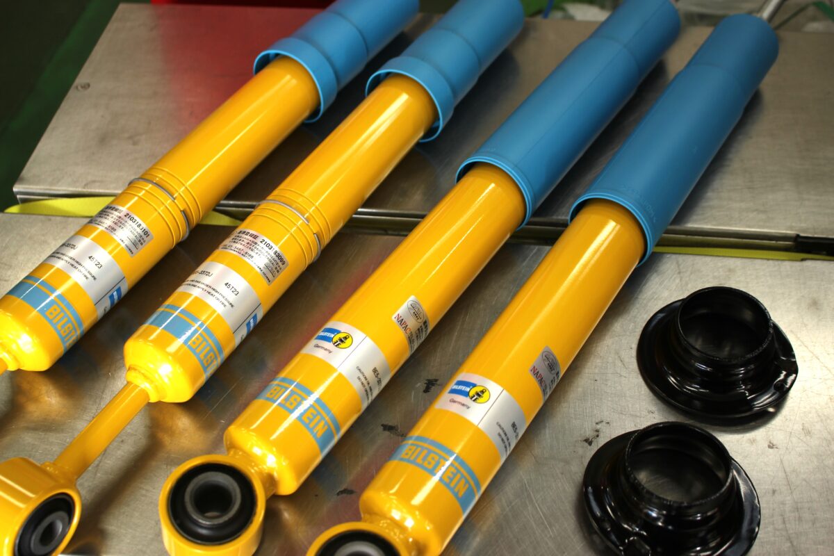 150系プラドにビルシュタインB6を装着！！乗り心地と車高の同時上げ