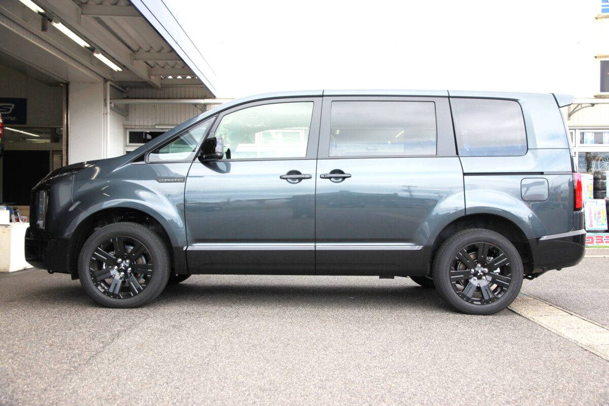 デリカD5 CHAMONIX にデルタフォース17インチ×オープンカントリーでOFF