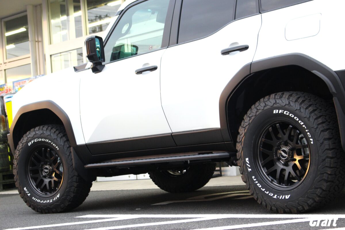 ランクル250 GDJ250W をタナベUP210でリフトアップ ✨ +40mmの仕上がり