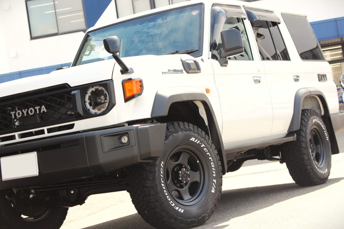GDJ76】ランクル70の前傾姿勢を解消するのはこのアイテム！4×4Es