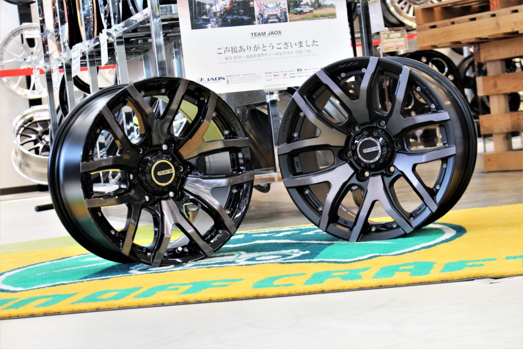 入荷情報！RAYS デイトナFDX F6 限定カラー マットクリアブラック再