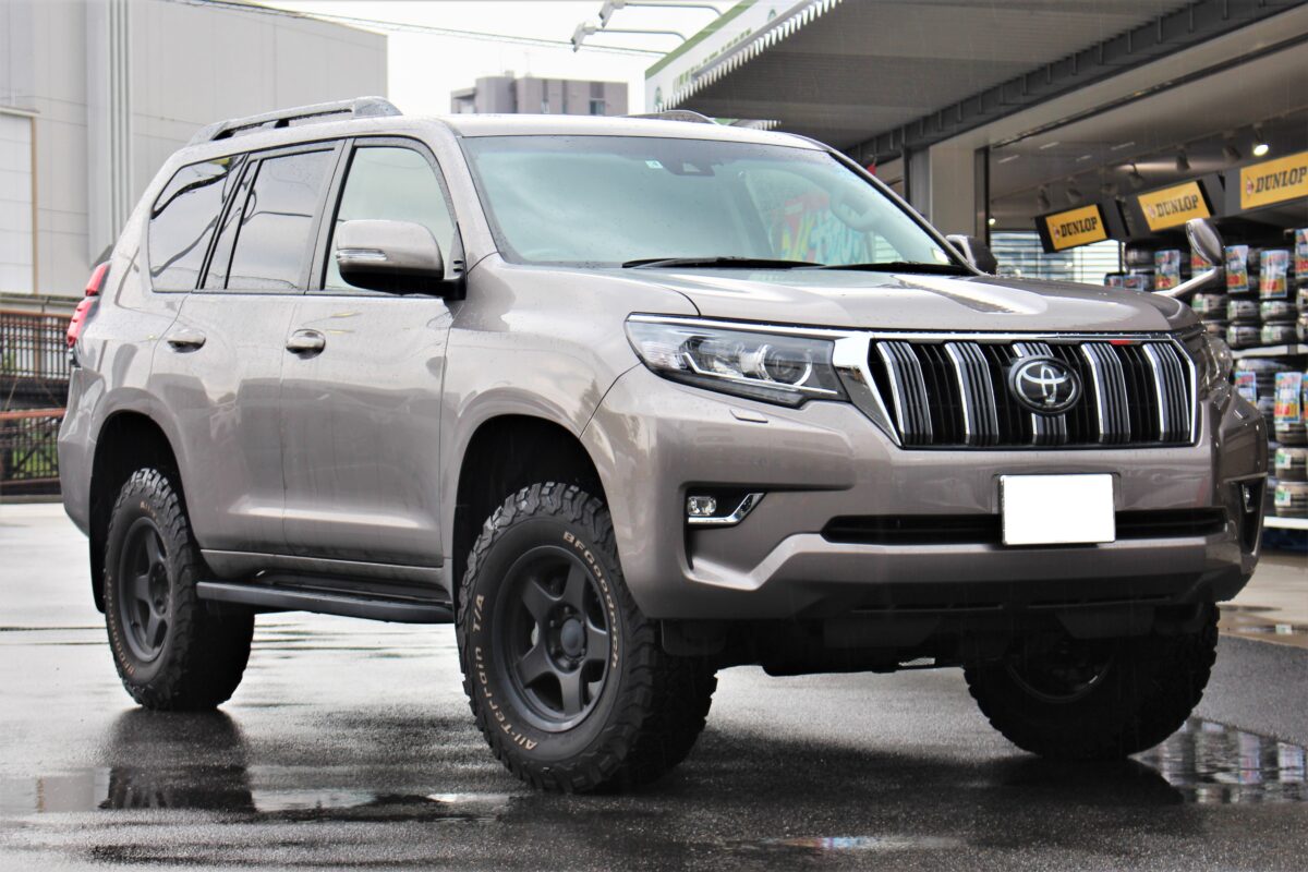 150系プラドをJAOSでアゲる！JAOS BATTLEZ リフトアップセットVFCA ver