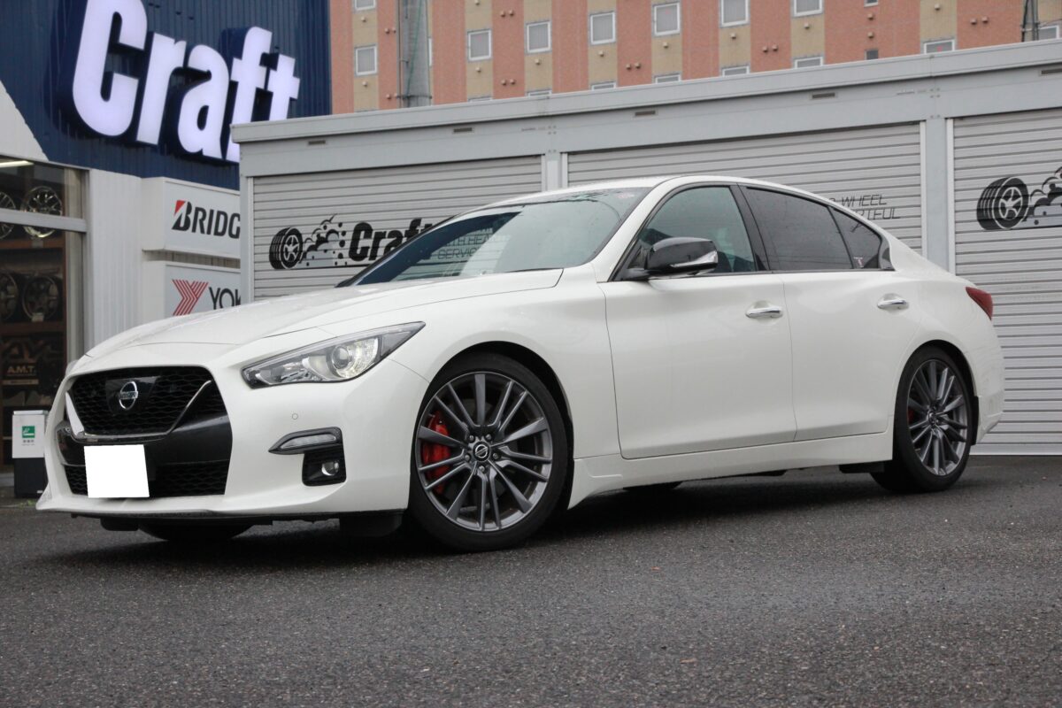 日産スカイライン400RをRSR Ti2000 DOWNでローダウン！！ | 知立店