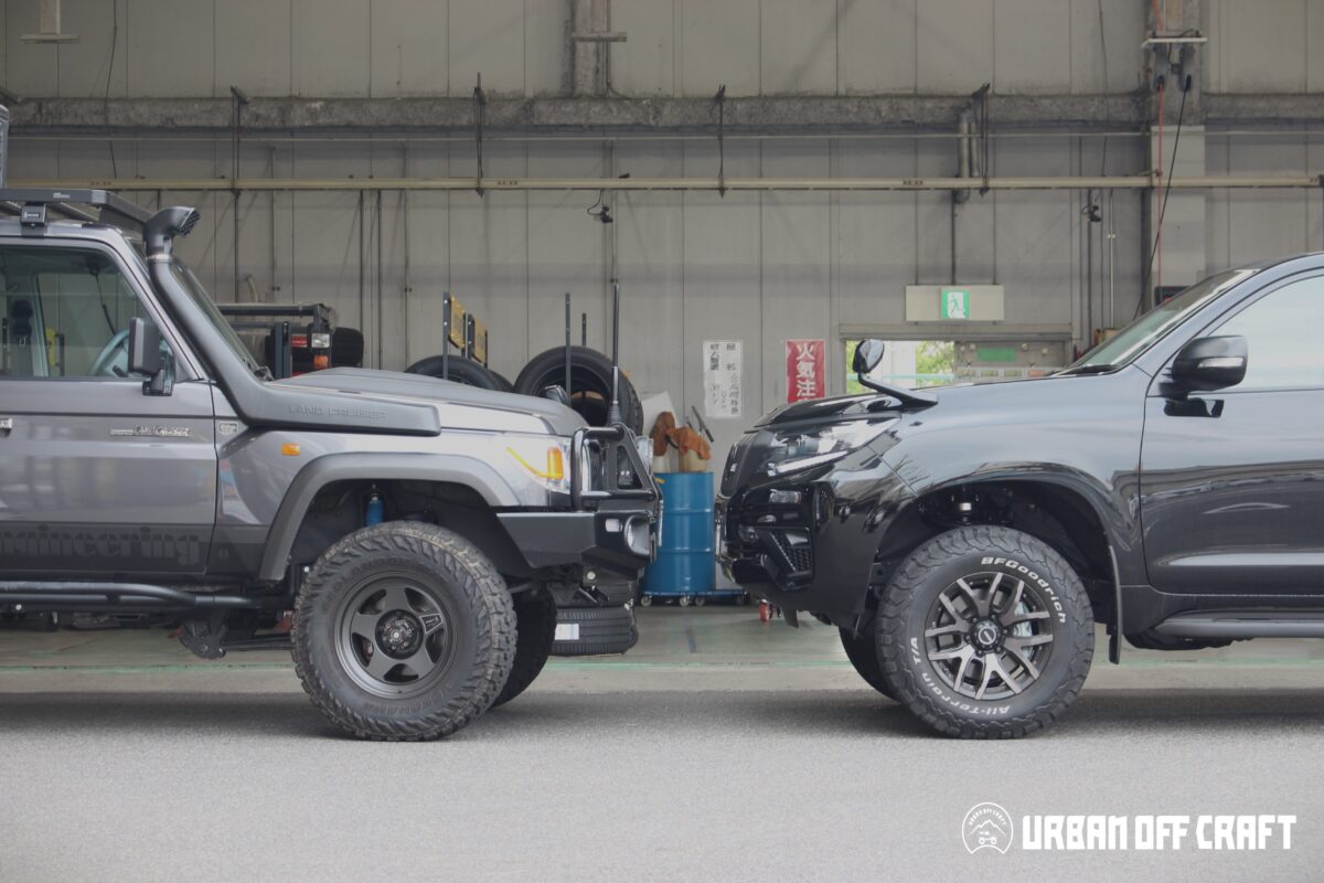 150プラド】ACCイージーアップで前下がりを解消！！ | URBAN OFF CRAFT