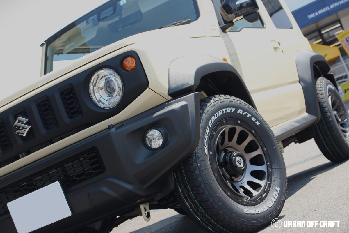 JB74ジムニーシエラ】デルタフォース・オーバルにオープンカントリー