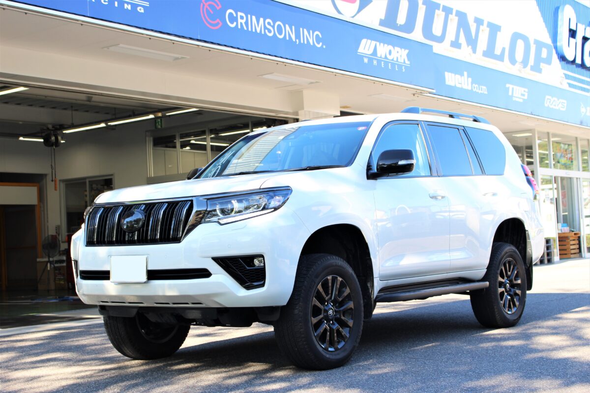 150プラドのリフトアップはフロント2.0インチ リア1.5インチがイイ感じ