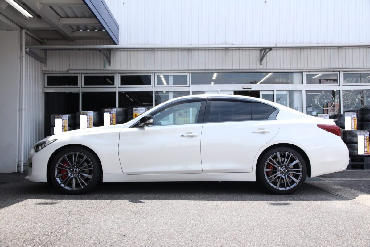 スカイライン400R（RV37）にRSR のローダウンサスペンション Ti2000