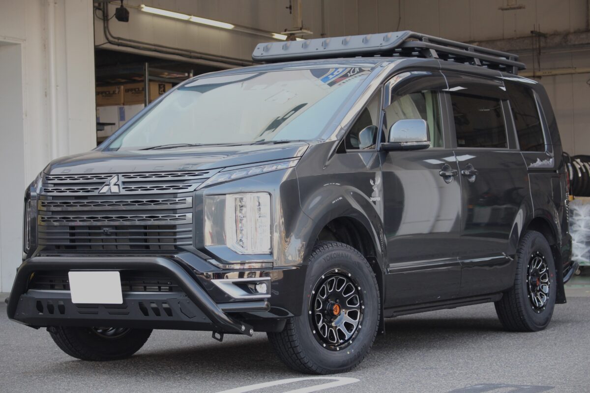 デリカD5】冬支度！デルタフォースオーバルにYOKOHAMA G075で冬も