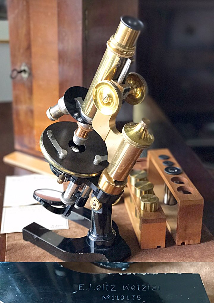 エルンスト・ライツ・ウェツラー クラシック顕微鏡 - CRAFTS DESIGN