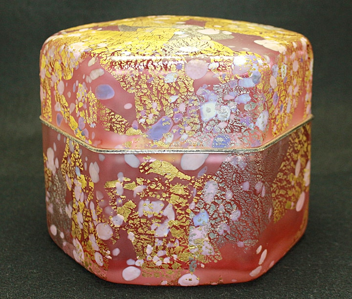 藤田喬平 箱物 手吹飾筥 花吹雪 - CRAFTS DESIGN
