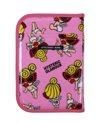 MY FIRST HYSTERIC ANGEL MINI総柄 PVC マルチケース 29；ピンク系