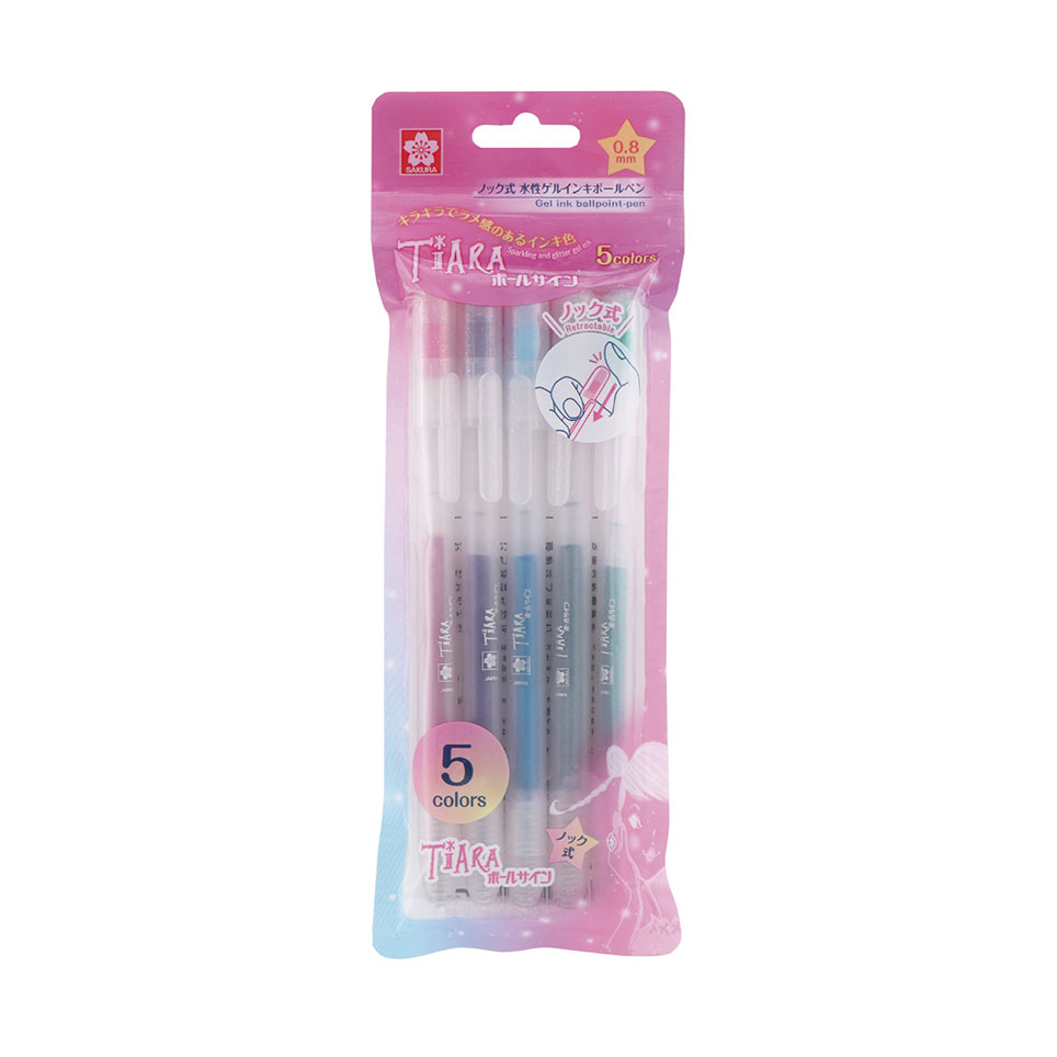 ボールサイン ティアラノック 5色セット｜ボールサインノック｜水性