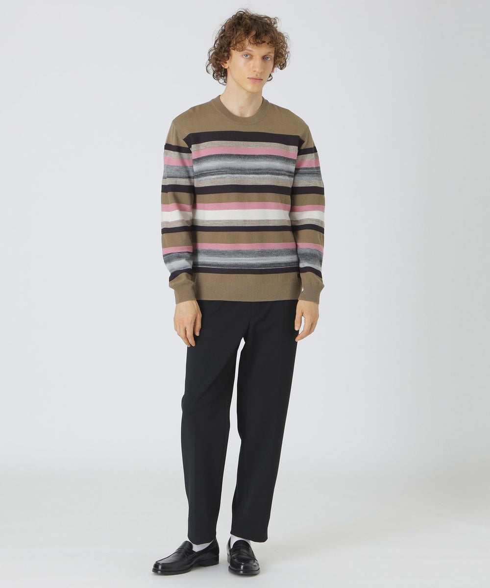 カスリボーダーニット（ニットウェア）｜BLACK LABEL CRESTBRIDGE