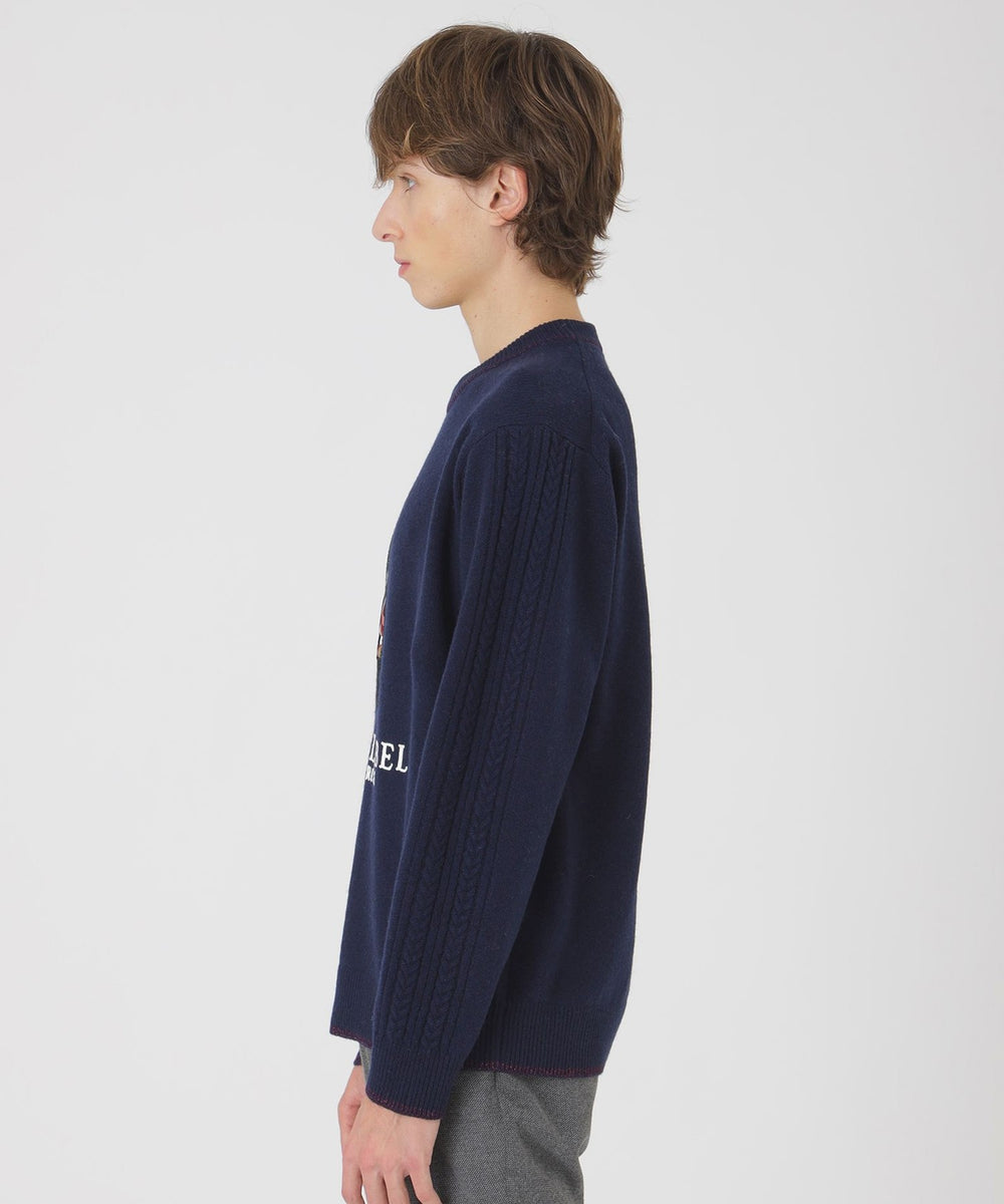 ガーズマンエンブロイダリーニット（ニットウェア）｜BLACK LABEL