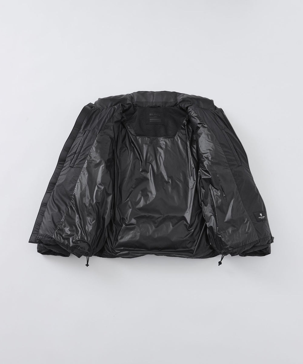 BLACK lab.】ライトウェイトスタンドネックリップダウン（ブルゾン