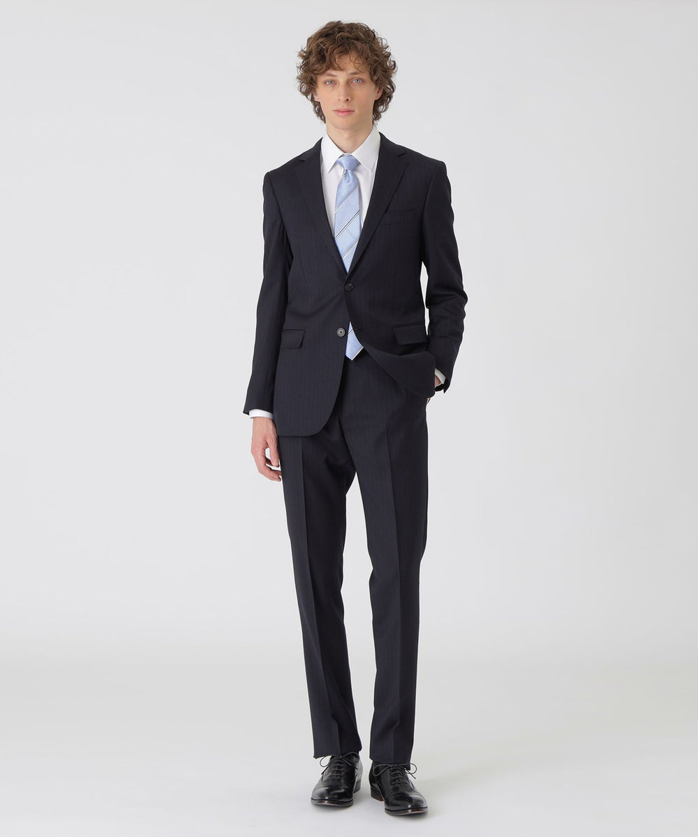 トーナルブルーストライプネイビースーツ（スーツ）｜BLACK LABEL