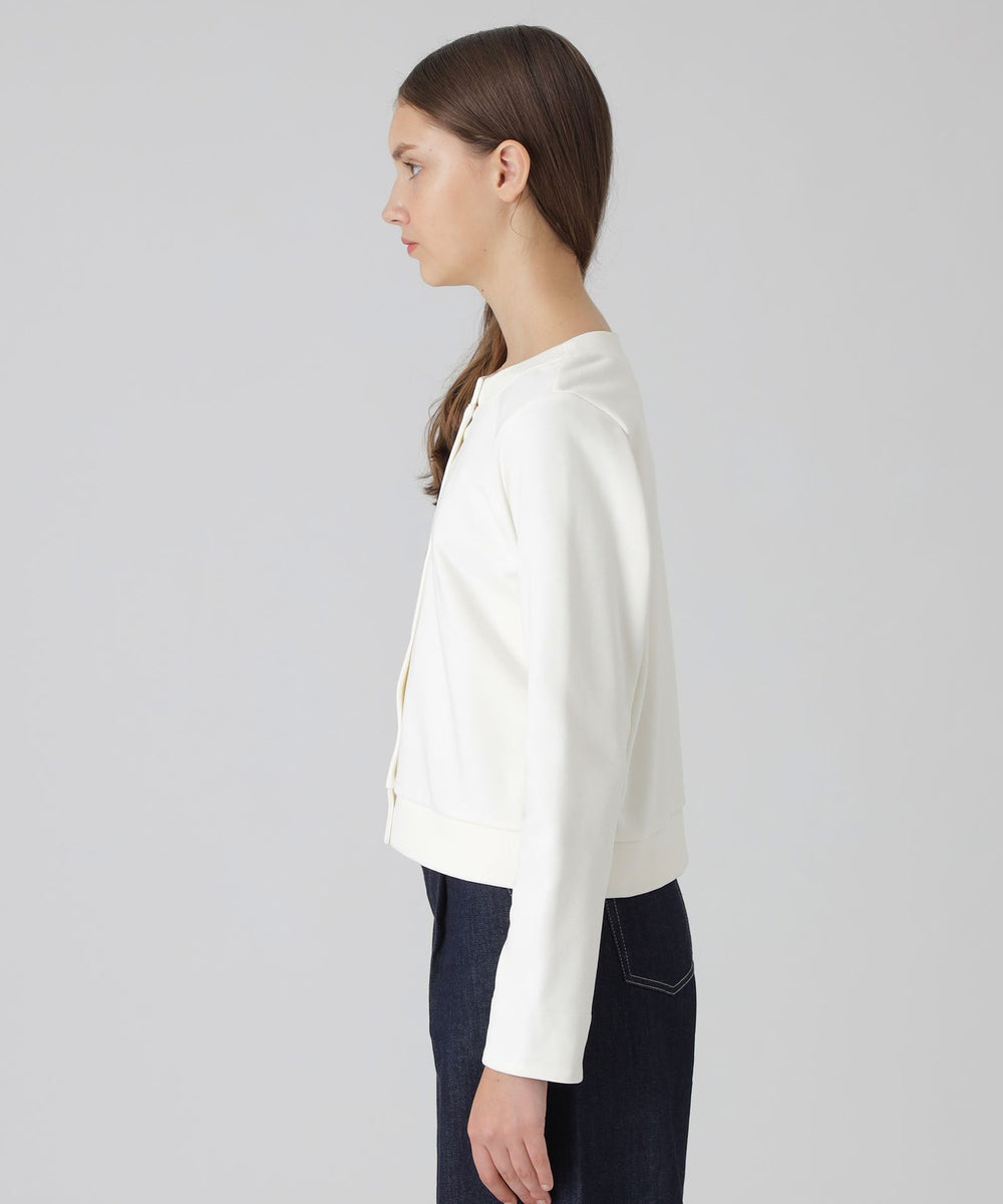 コンパクトソフト裏毛カーディガン（カットソー）｜BLUE LABEL