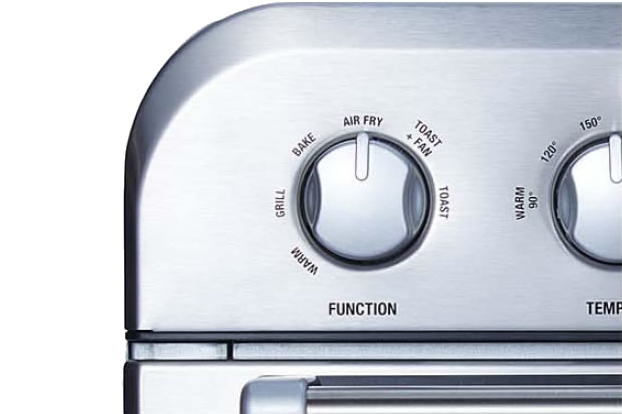 大型ファンを搭載したクイジナートのオーブントースター「エアフライ