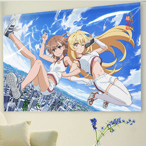 とある科学の超電磁砲T]カーテン（御坂美琴＆食蜂操祈／体操服）