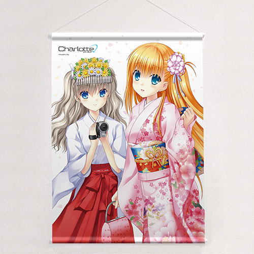 Charlotte]B2タペストリー（友利奈緒＆西森柚咲）