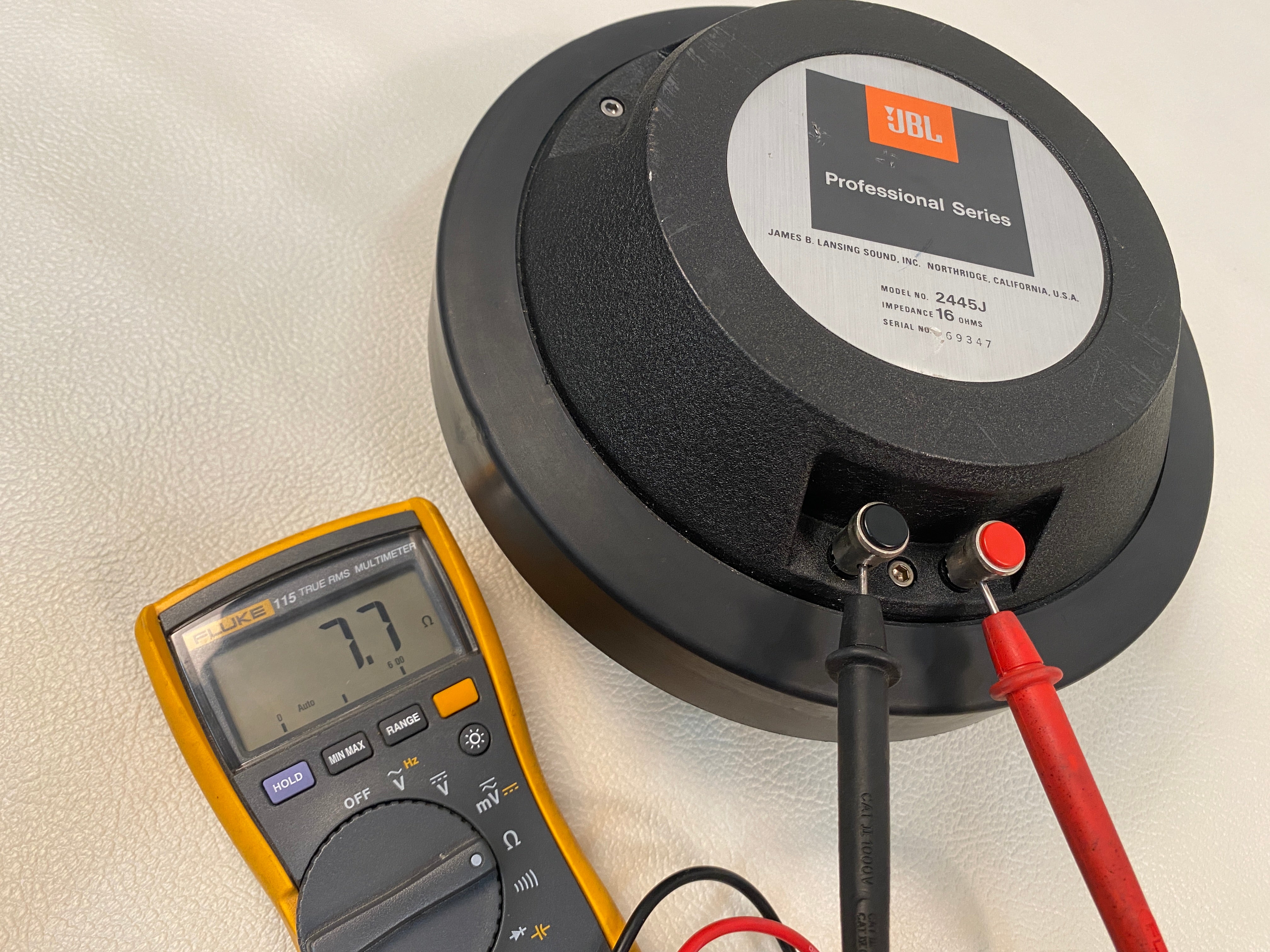 JBL 2445J 2” 8 Ohm Vintage High Frequency Compression Driver Horn