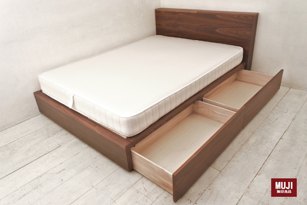 無印良品 ダブルベッド フレーム ウォールナット 無印良品 ダブル