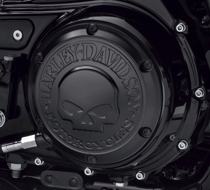 スカル ダービーカバー ブラック - Harley Davidson | アンバーピース