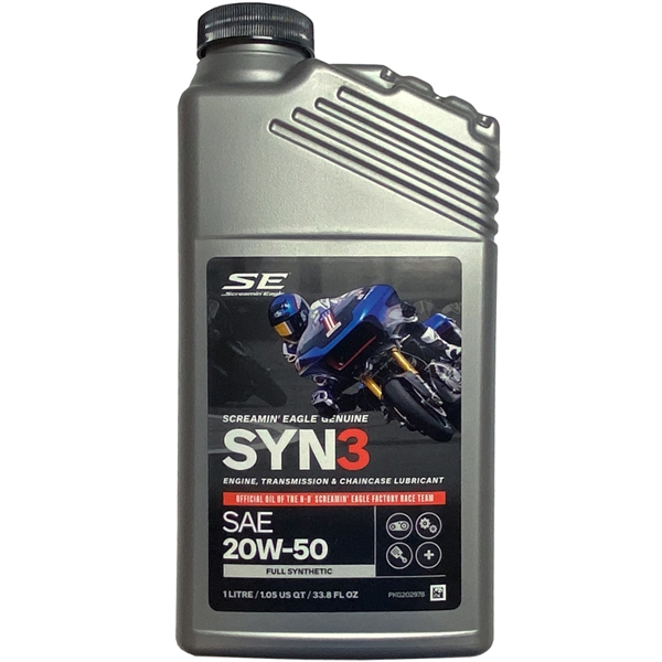 ハーレー純正オイル SYN3 シンスリー/SAE20W50 - Harley Davidson