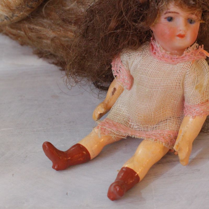 コンポジションボディ ミニョネット French＊/Antique Doll/お人形
