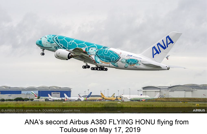ANA Receives Second Airbus A380 FLYING HONU | Press Release | ANA