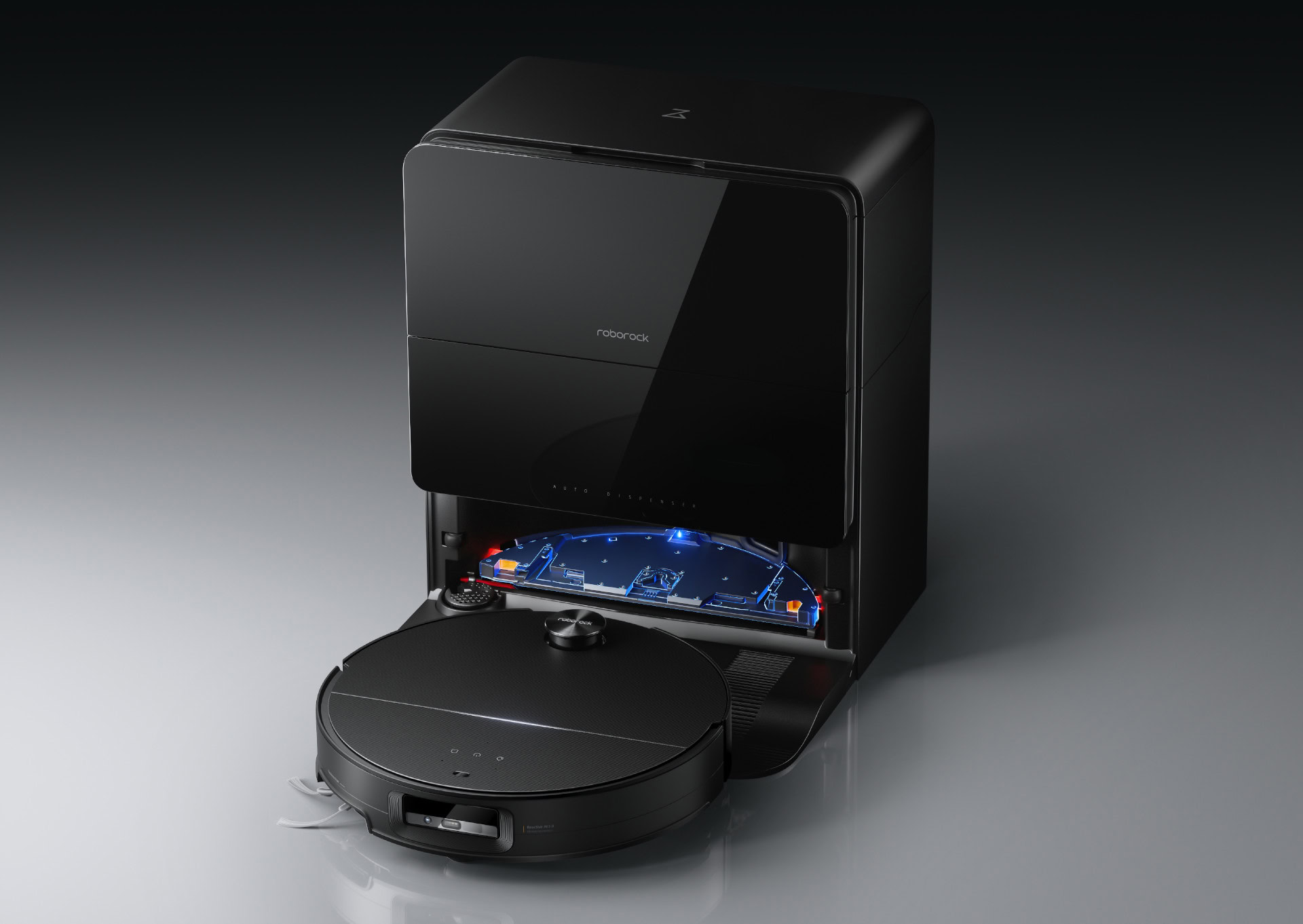 This robovac comes with a robo arm to move your socks out of its