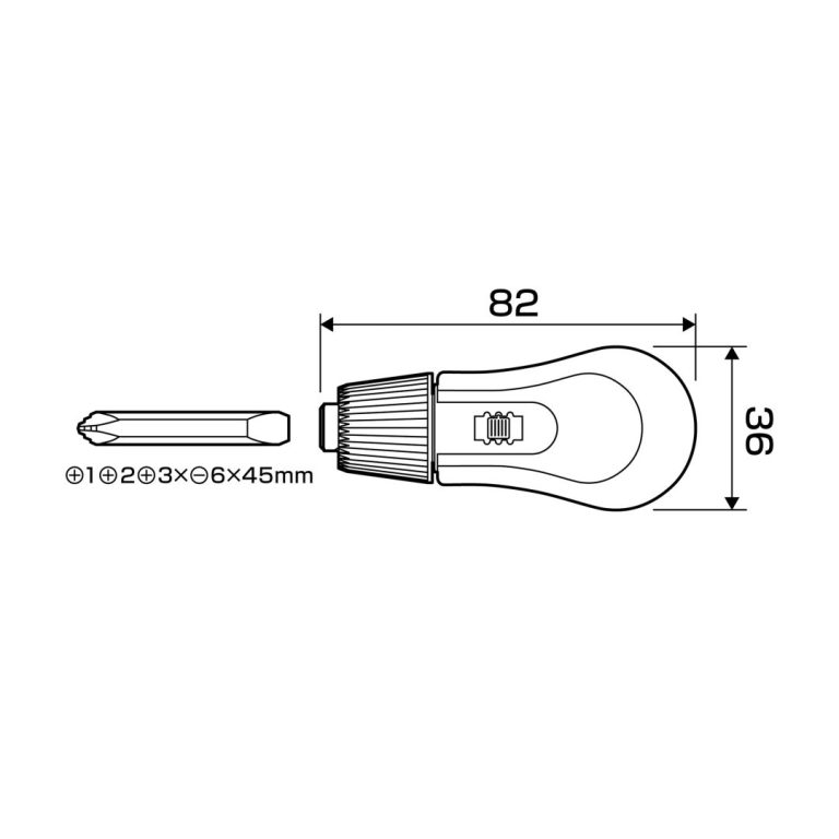 ネジピタラチェットドライバー | ANEXブランドのドライバー・工具