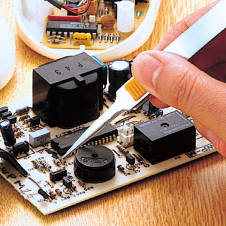 ラバーグリップ付 ステンレスピンセット 極細鋭型115mm （SUS410