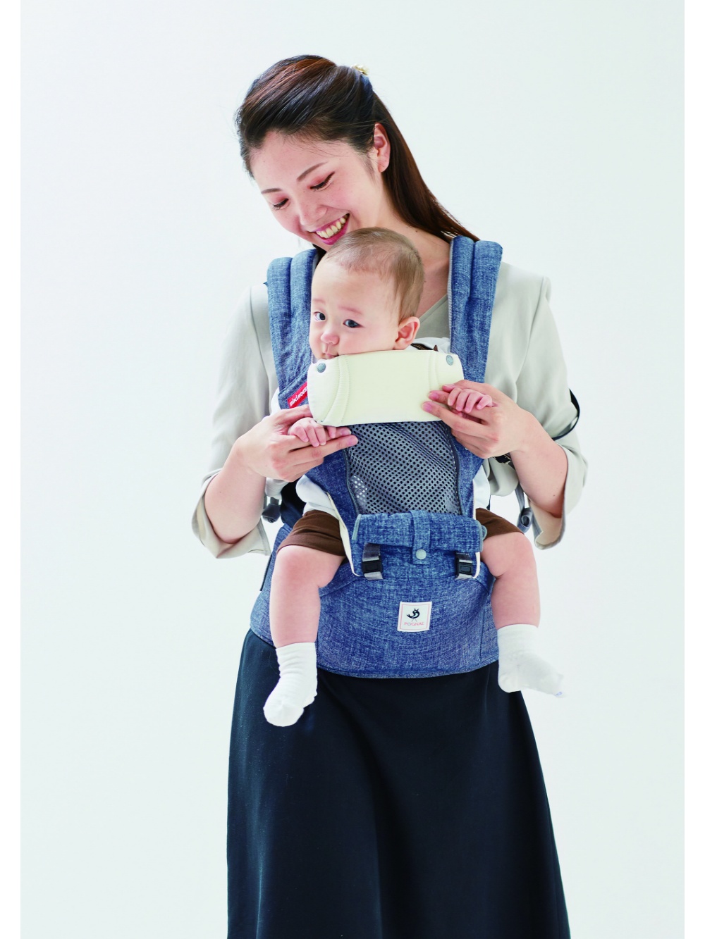 ミキハウス × ポグネーベビーキャリア | 抱っこ紐(品番：51635