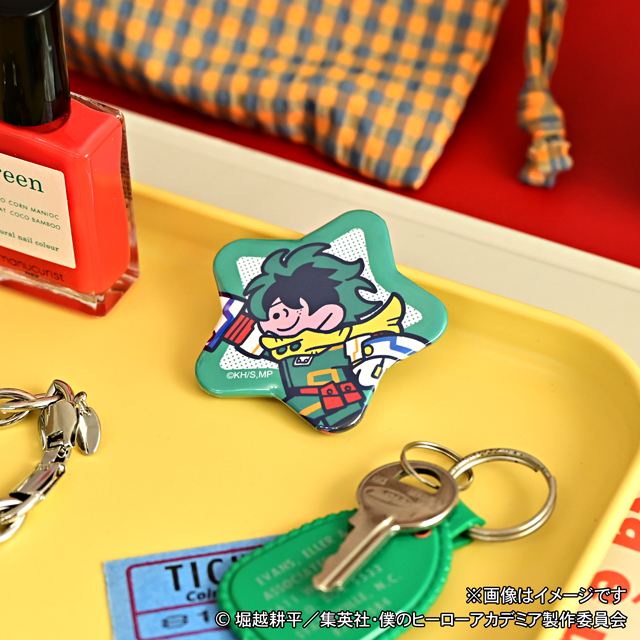 僕のヒーローアカデミア｜星型缶バッジ（緑谷出久）