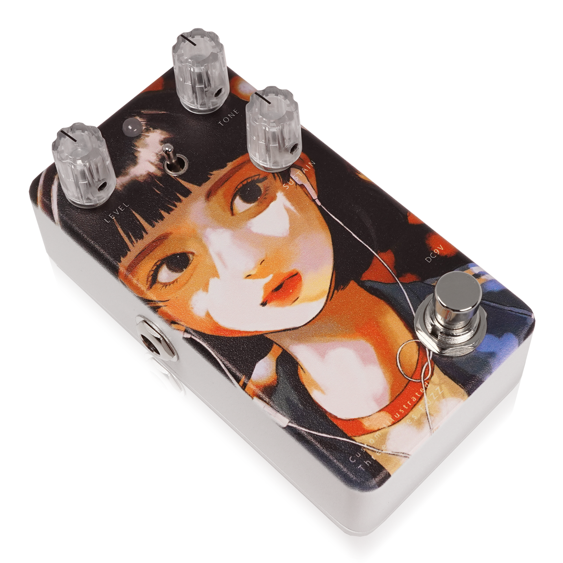 Custom Illustrated / IOFTDF might #01 Three Foxes Fuzz – Animals Pedal