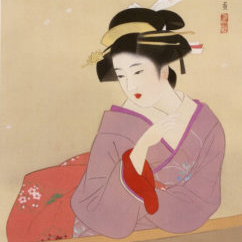 伊東深水を高価買取いたします | 絵画骨董買取プロ |東京銀座| 親子90