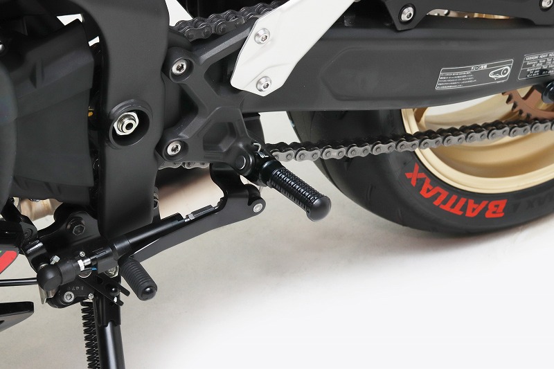 ステップバー (ライダー側) ブラック | ACTIVE