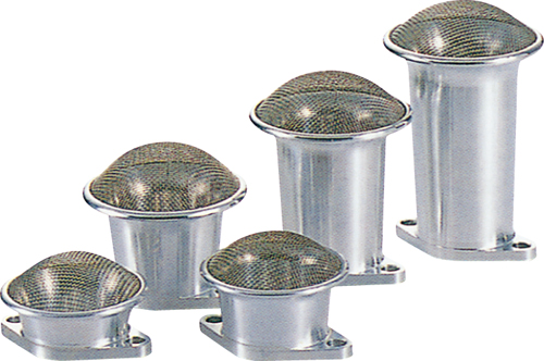 FCR28φ-33φ用 アルミ削り出しエアーファンネル ネット付 100mm アルミ