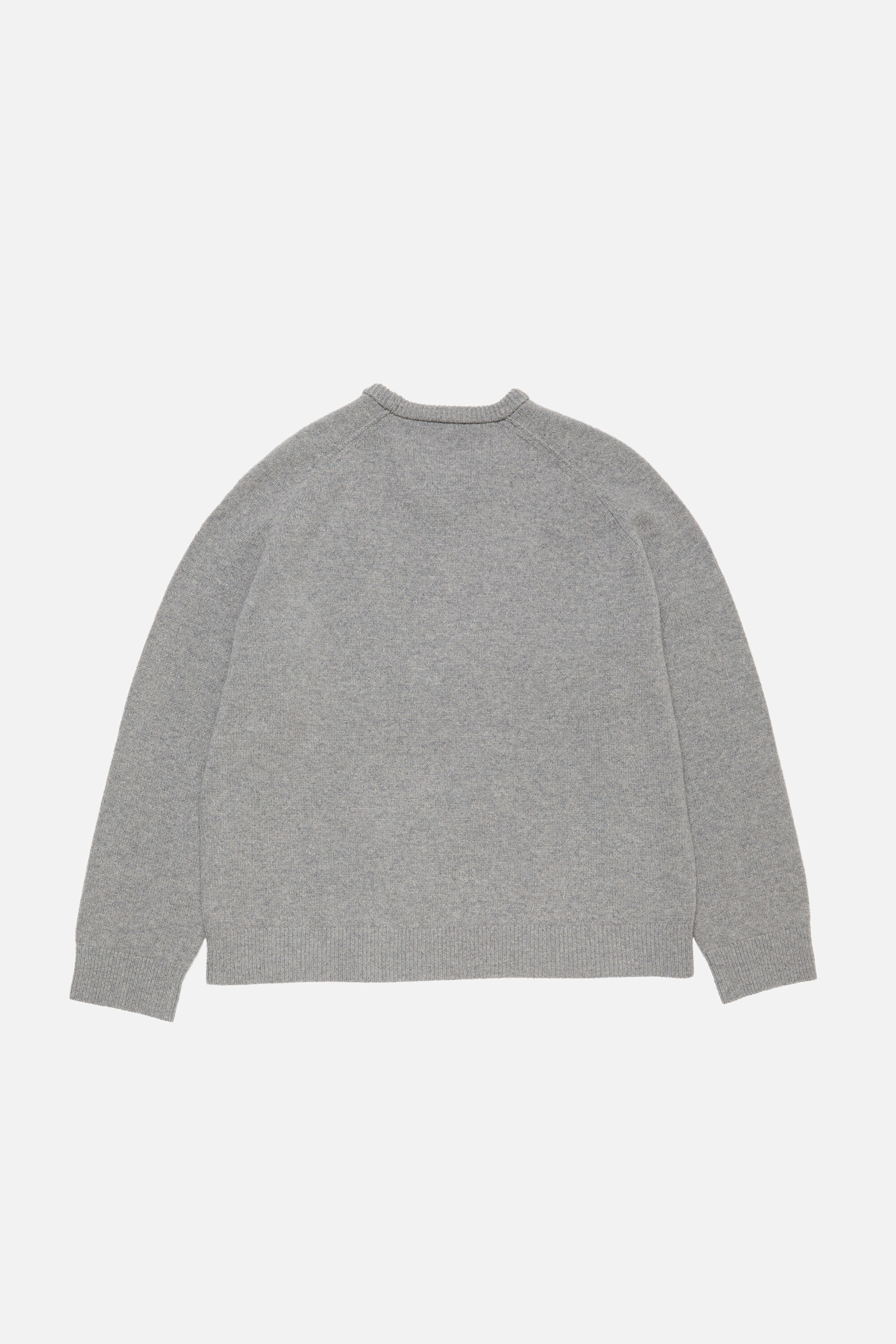 Acne Studios - Wool v-neck sweater - Dark Grey Melange