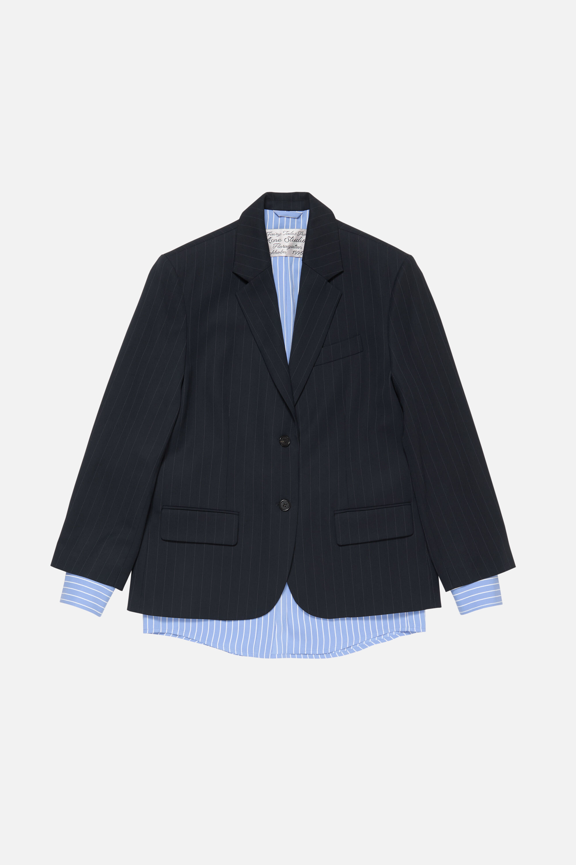 Acne Studios - Layered suit jacket - Navy